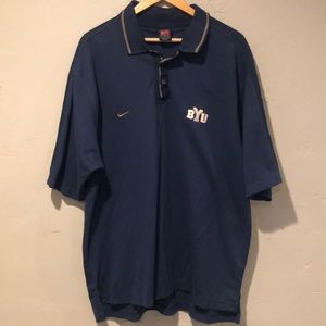 byu nike polo